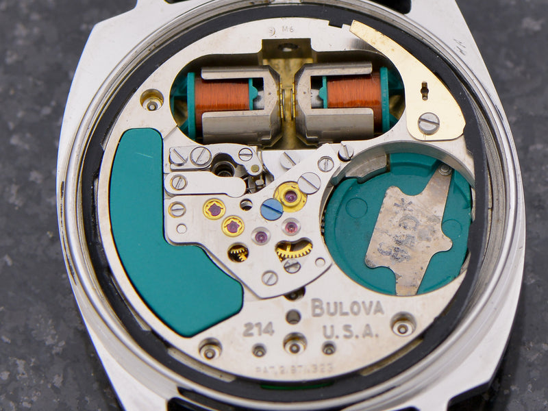  Accutron "Floppy Football" With 14K Inserts from Unwind In Time 