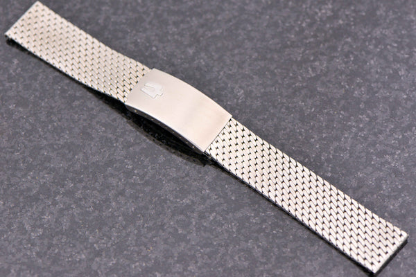 Bulova Accutron Steel Mesh Vintage Watch Bracelet  