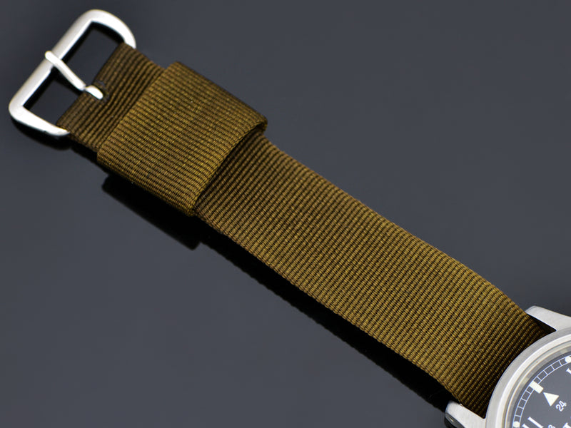 Canvas Strap with Silver Tone Buckle