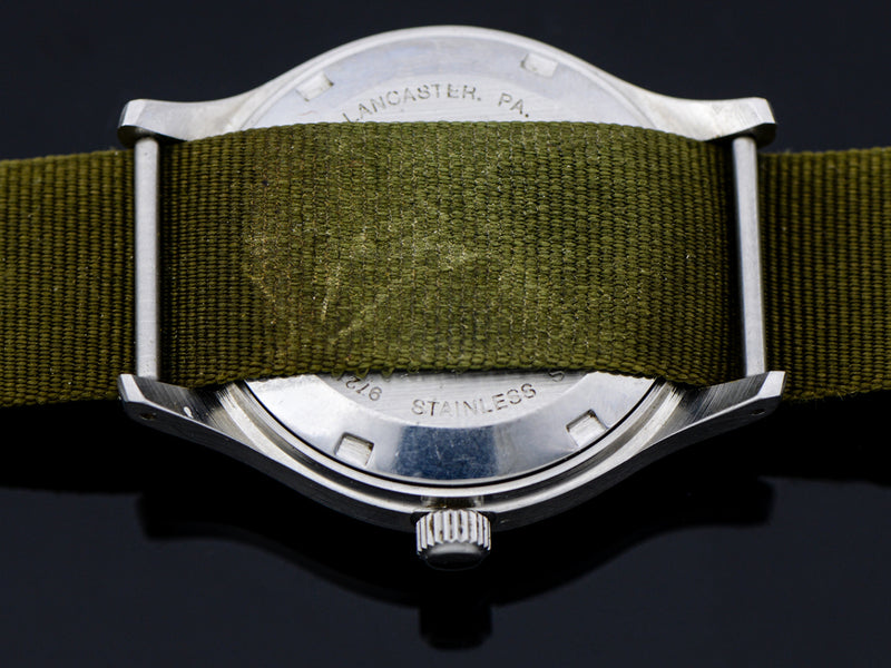 Hamilton 9721 L.L. Bean RAF Automatic With Date Ca. 1991 Vintage Watch Case Back