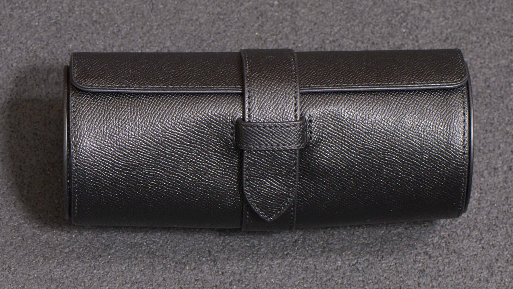 Coach Black Leather Watch Roll