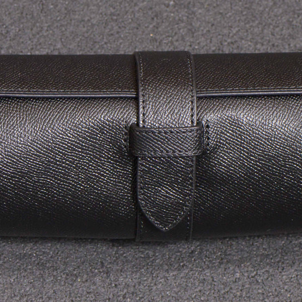 Coach Black Leather Watch Roll | Watch Storage