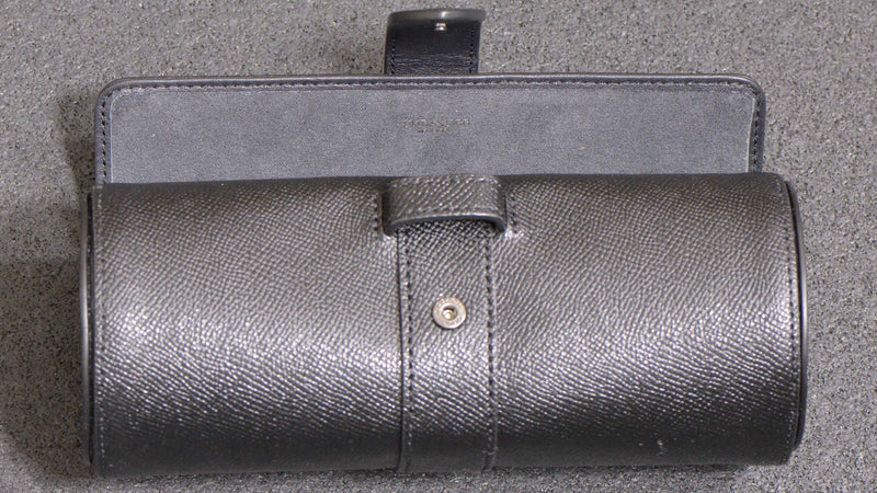Coach Black Leather Watch Roll