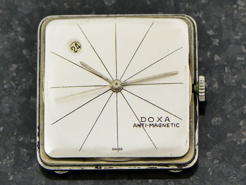 Doxa Stainless Steel Automatic Vintage Watch Dial