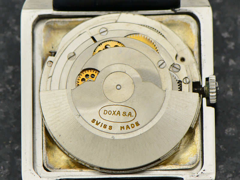 Doxa Stainless Steel Automatic Vintage Watch Movement