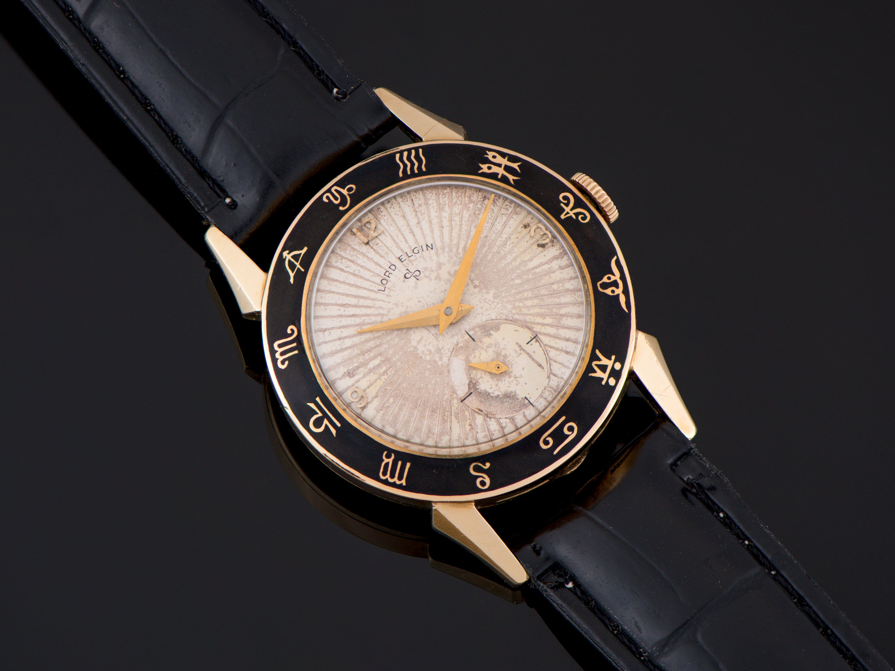 ELGIN 腕時計 Lord Elgin Zodiac Enamel Bezel Watch | Unwind In Time
