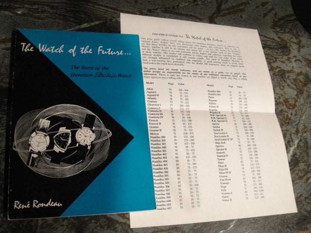 First Edition "The Watch Of The Future" Book by René Rondeau