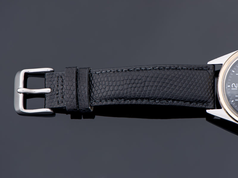 Gently Used Genuine Lizard Hamilton Back Strap with Silver Tone Buckle