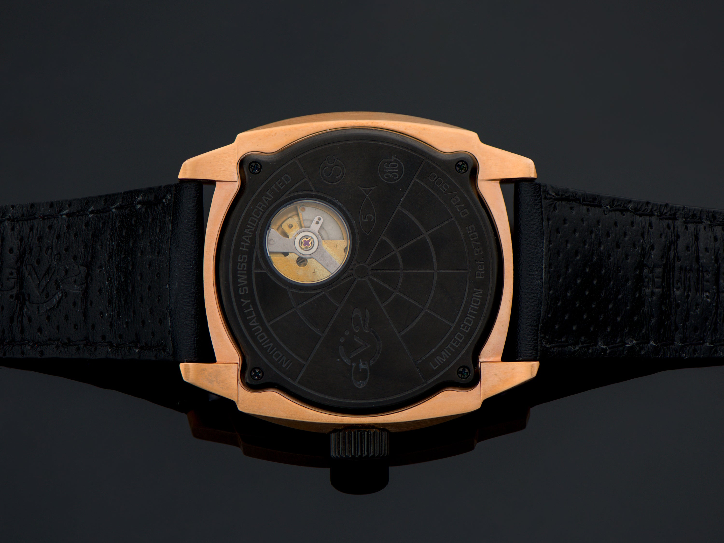 Gevril Hercules Watch ESA 9158 Dynotron Electronic Movement