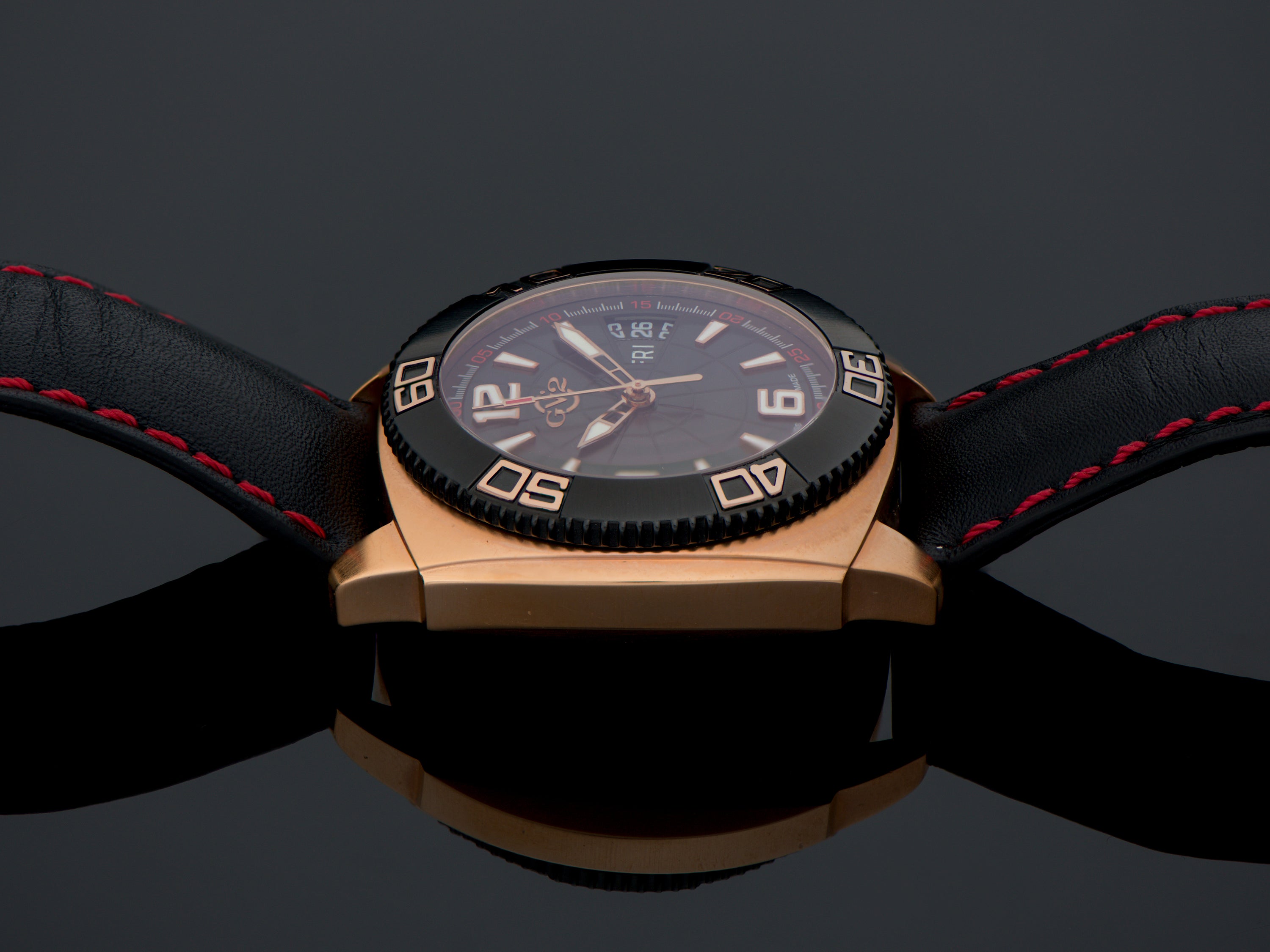 Gevril Hercules Watch ESA 9158 Dynotron Electronic Movement