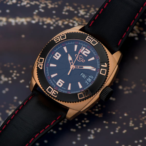 Gevril Hercules Watch ESA 9158 Dynotron Electronic Movement