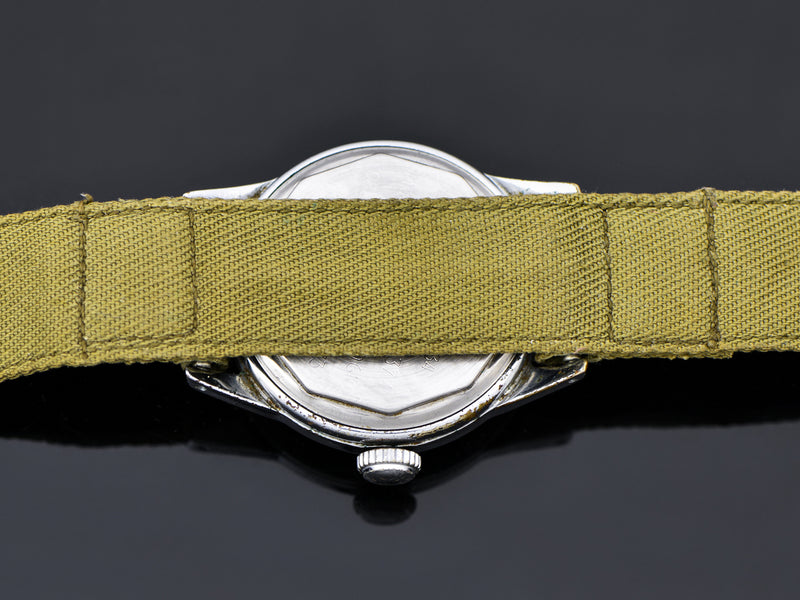 Green One Piece Cloth/Canvas Strap 