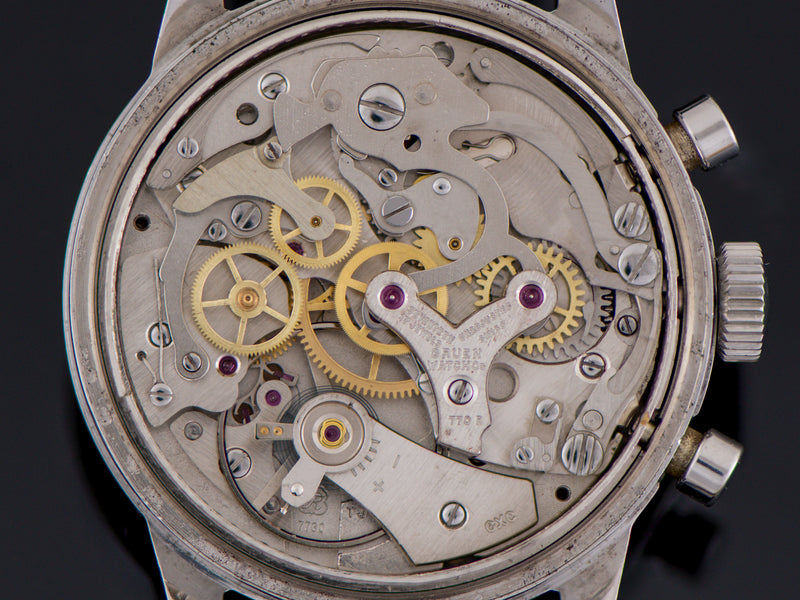 Gruen Chronograph Valjoux 7730 Watch Unwind In Time