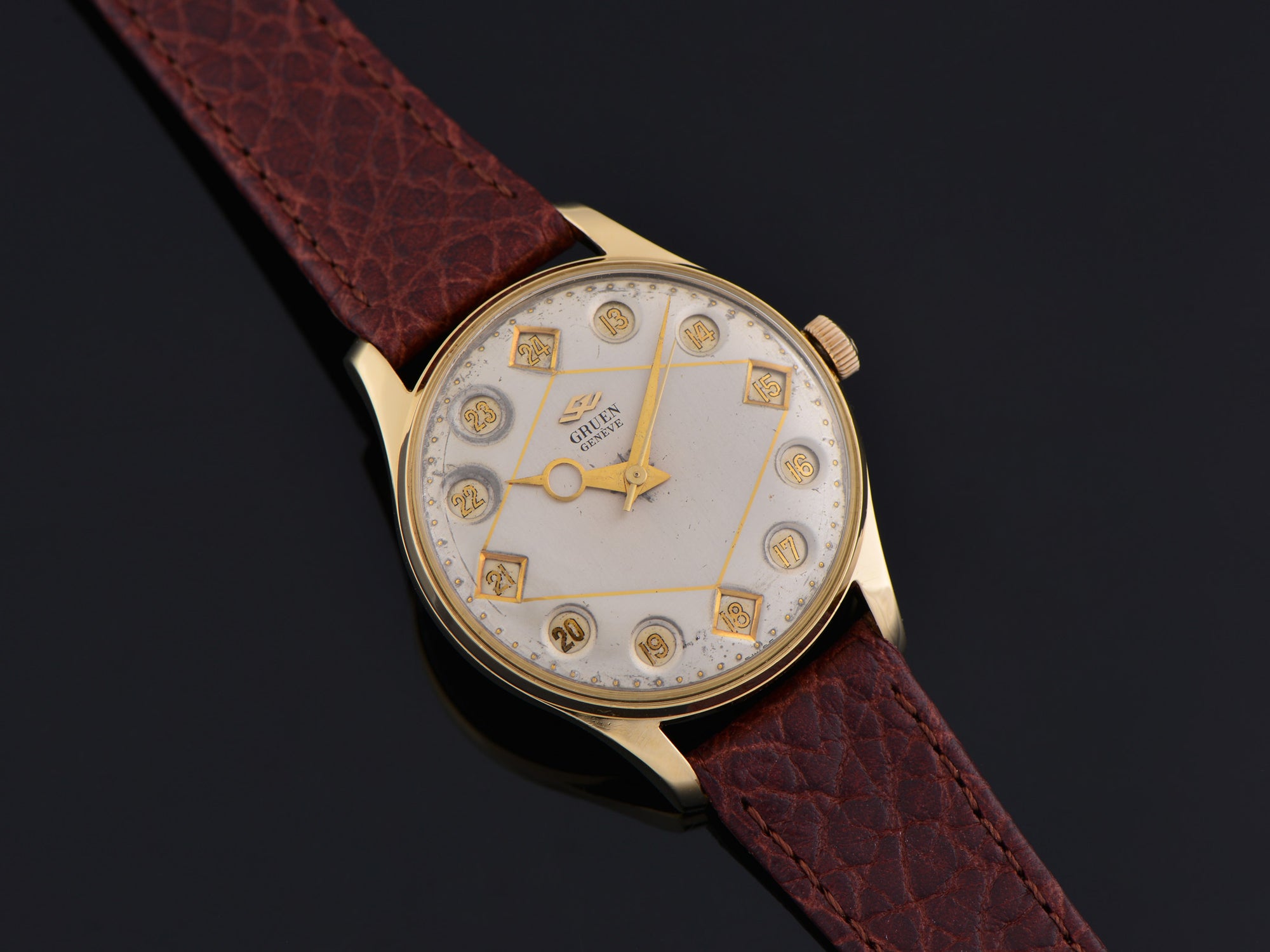 GRUEN precision 手巻き腕時計 ジャンピング エアフライト Gruen Precision Airflight Watch | Unwind In Time