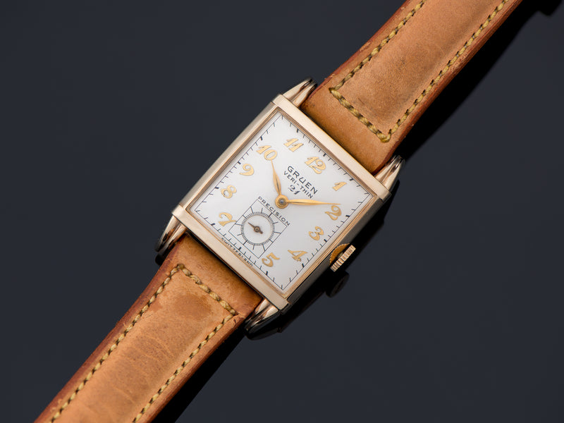 Gruen veri sales thin precision watch