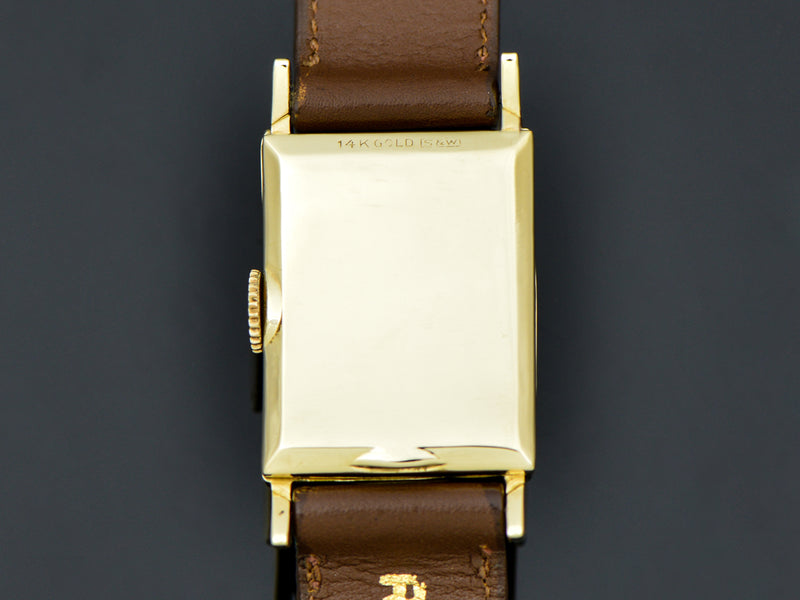 Hamilton 14K Solid Gold Brock Watch Case Back | Vintage