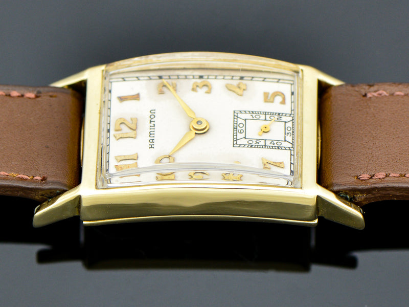 Hamilton 14K Solid Gold Brock Watch | Vintage