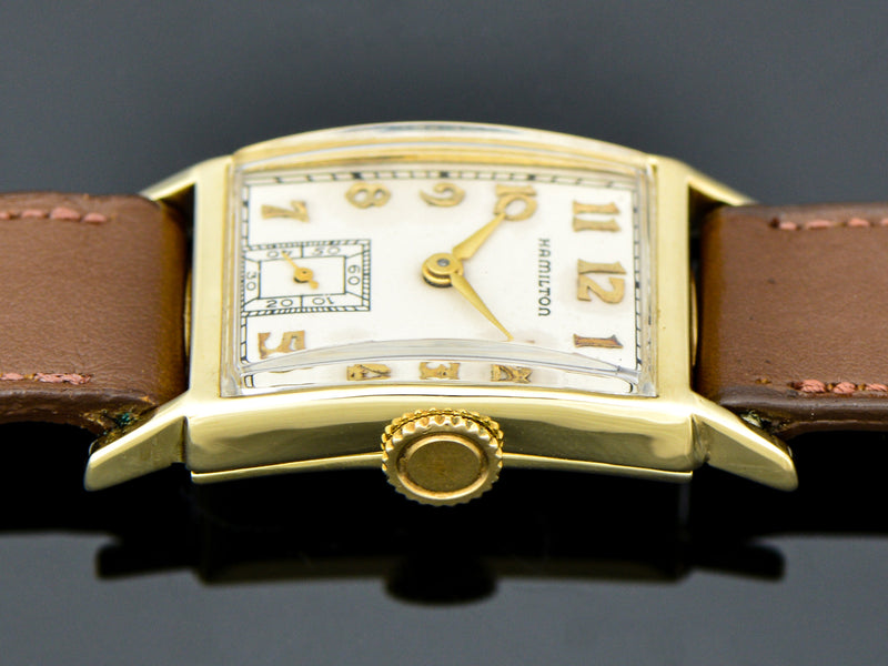 Hamilton 14K Solid Gold Brock Watch | Vintage