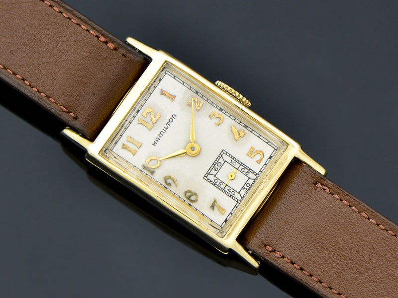 Hamilton 14K Solid Gold Brock Watch | Vintage
