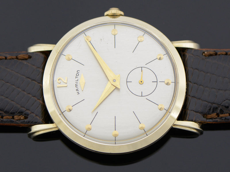 Hamilton 14K Yellow Gold Bradford "B" Watch