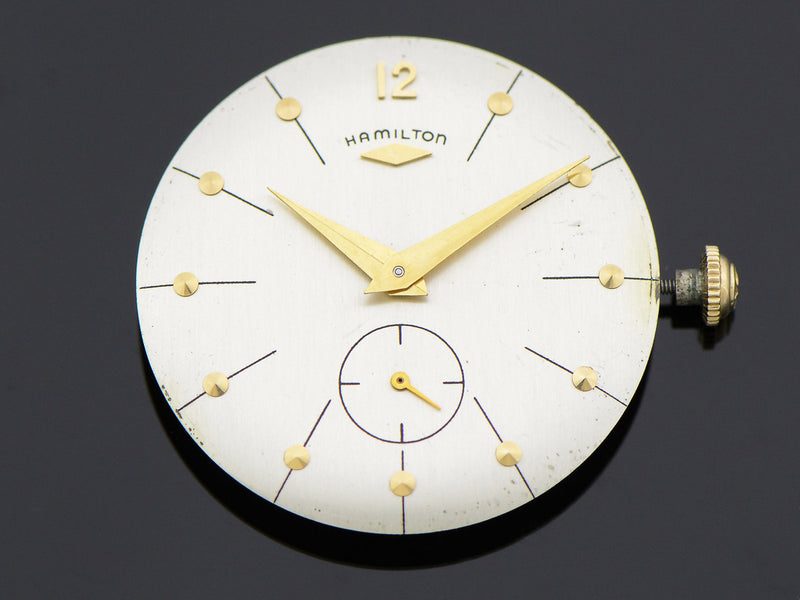 Hamilton 14K Yellow Gold Bradford "B" Watch Dial