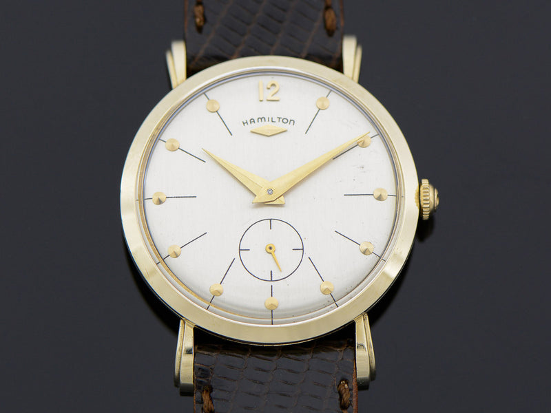 Hamilton 14K Yellow Gold Bradford "B" Watch