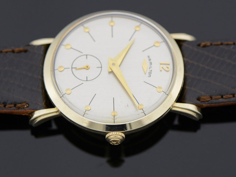 Hamilton 14K Yellow Gold Bradford "B" Watch