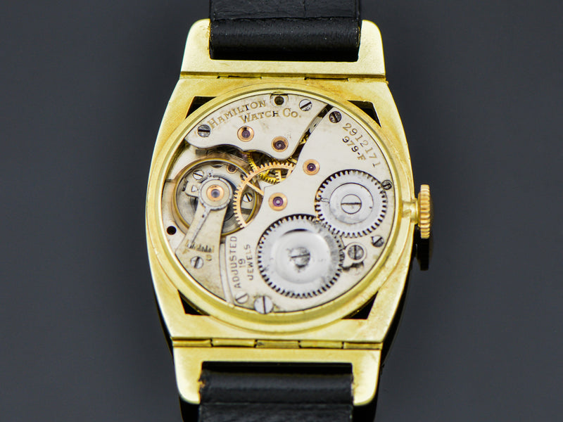 Hamilton 14K Yellow Gold Piping Rock Watch 979-F Movement | Vintage