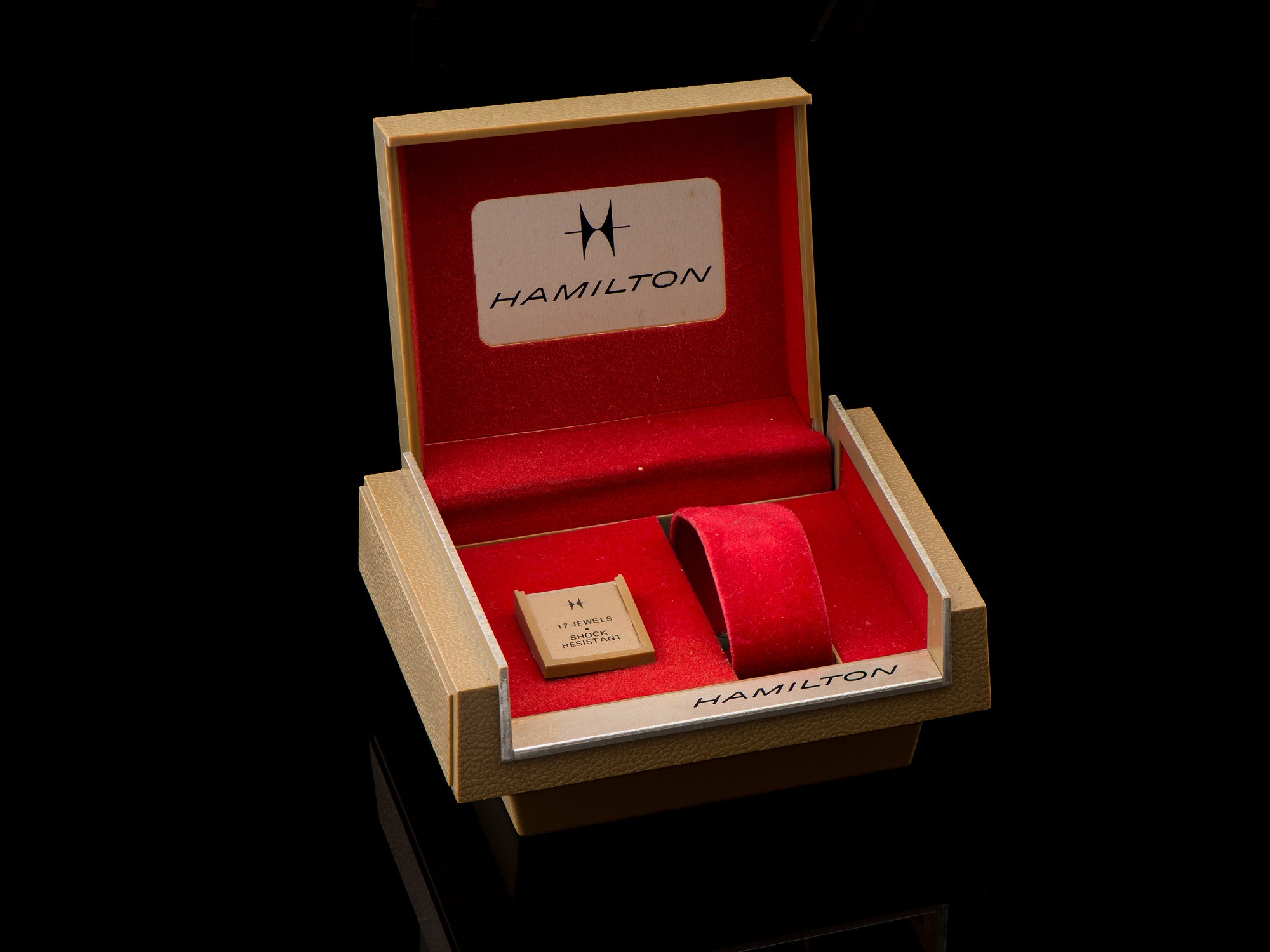 Hamilton Clamshell Watch Box for Medallion 22 Jewel Watch