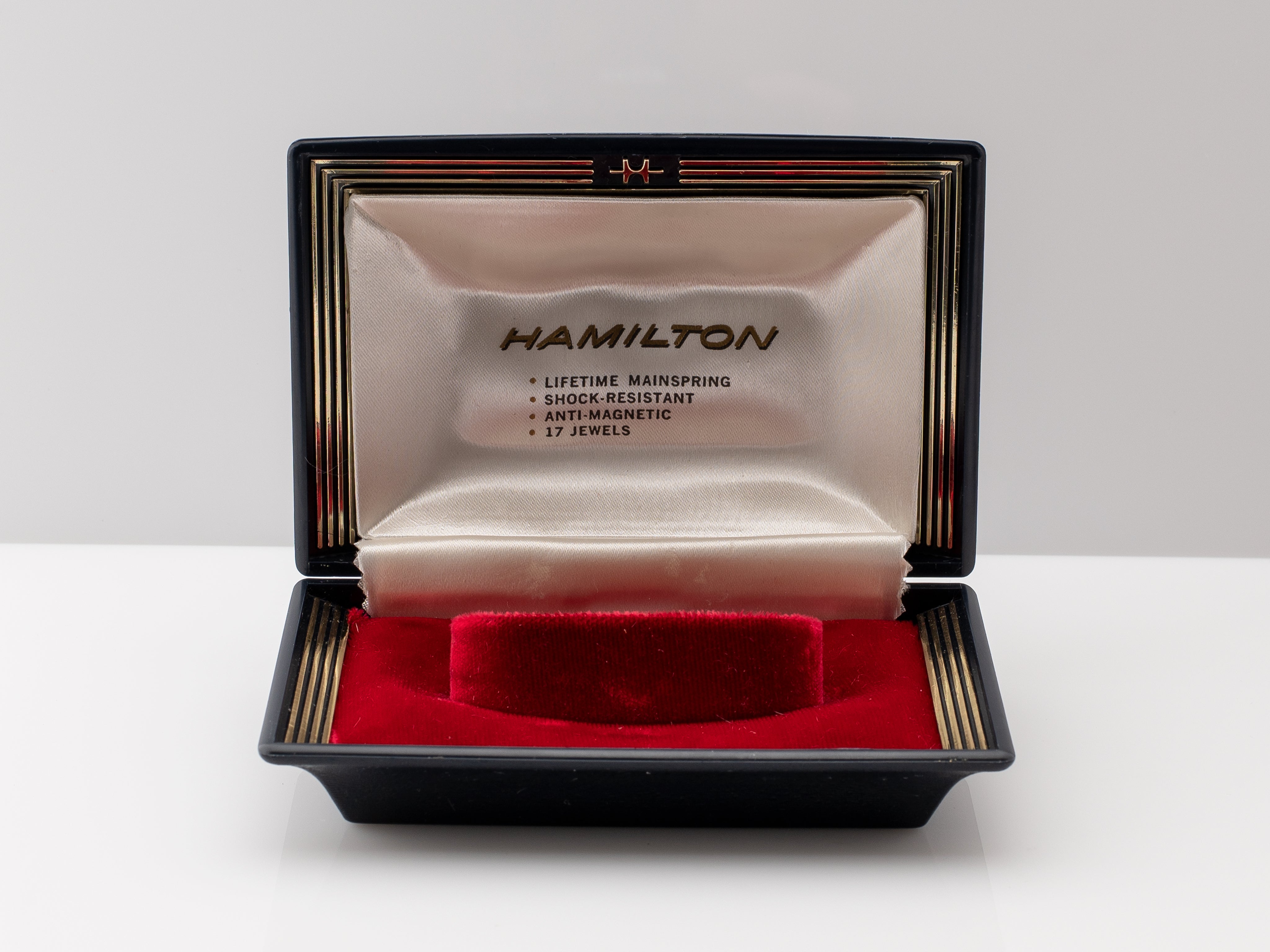 Hamilton Clamshell Watch Box for Medallion 22 Jewel Watch