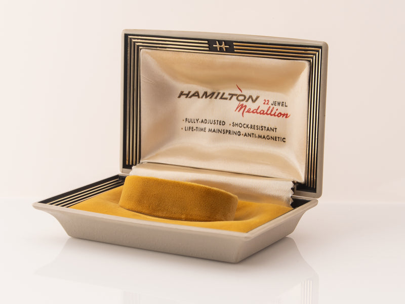 Hamilton 22 Jewel Medallion Clamshell Box