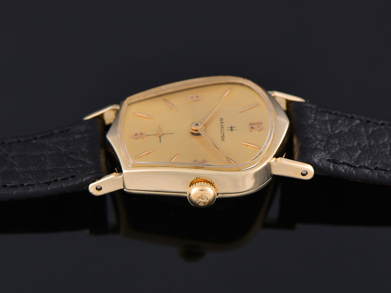 Hamilton Asymmetric Champagne Dial Valiant Watch