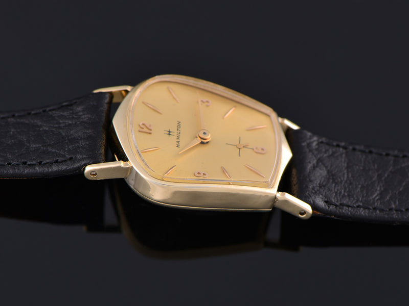 Hamilton Asymmetric Champagne Dial Valiant Watch