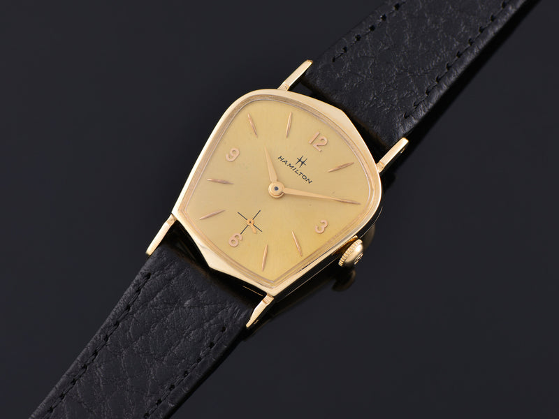Hamilton Asymmetric Champagne Dial Valiant Watch