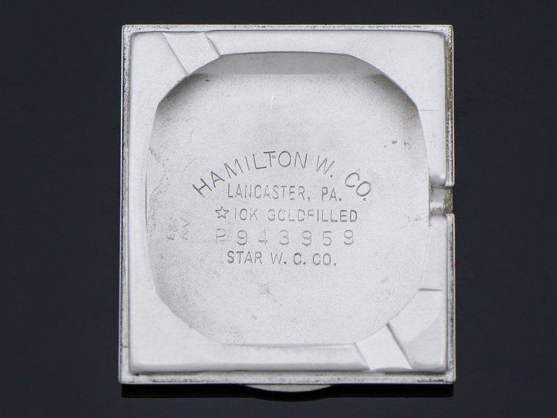 Hamilton Asymmetric Lord Lancaster C Watch Case Back | Vintage