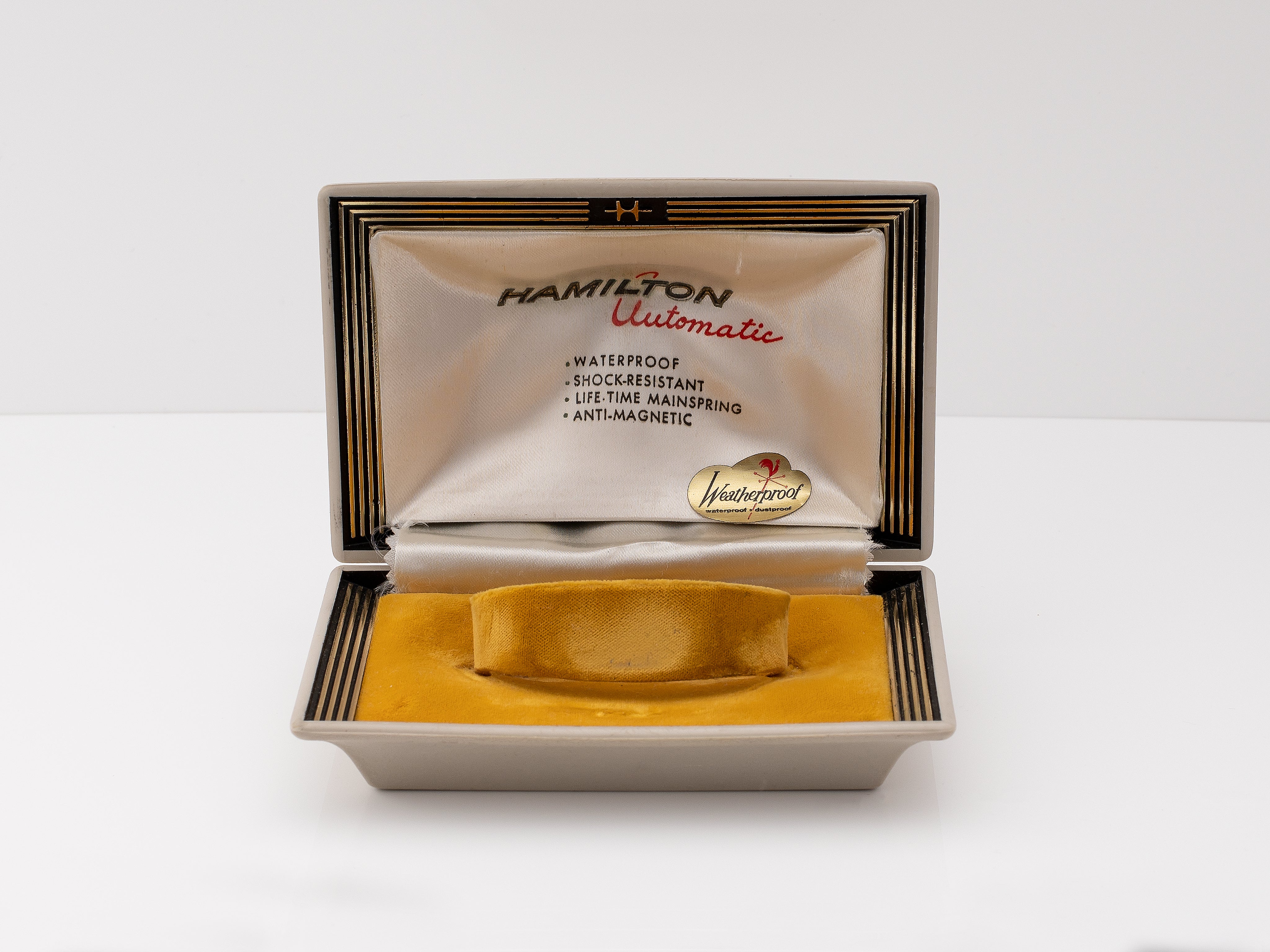 Hamilton Clamshell Watch Box for Medallion 22 Jewel Watch