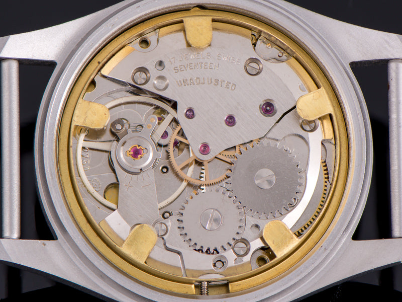 Hamilton Avirex Branded 9219 Hacking Manual Wind Marked Seventeen 17 Jewels Unadjusted ETA 2750 Watch Movement