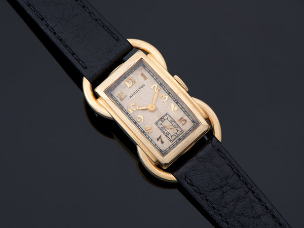 Hamilton Bentley 14K Yellow Gold Watch