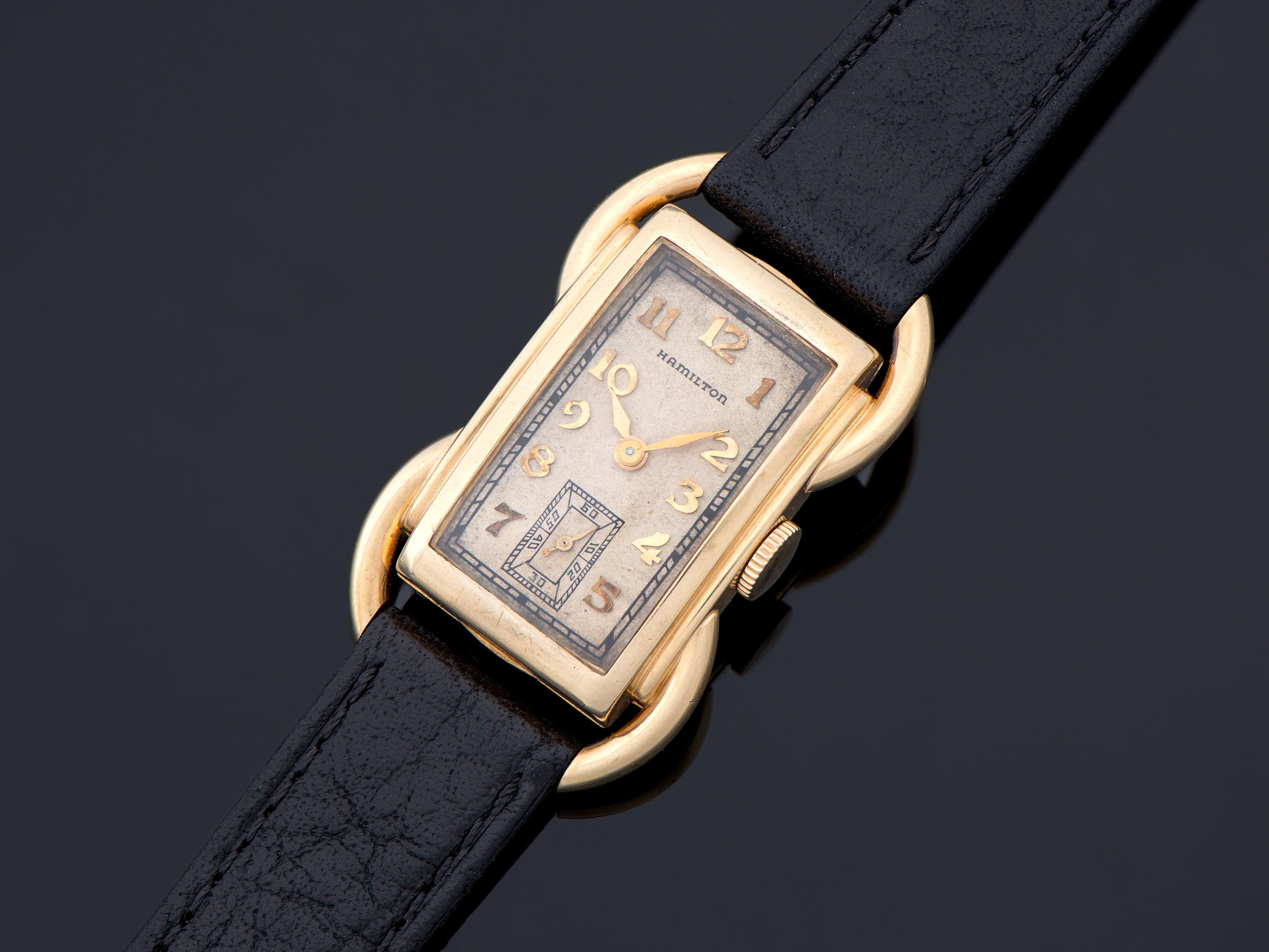 Hamilton Bentley 14K Yellow Gold Watch