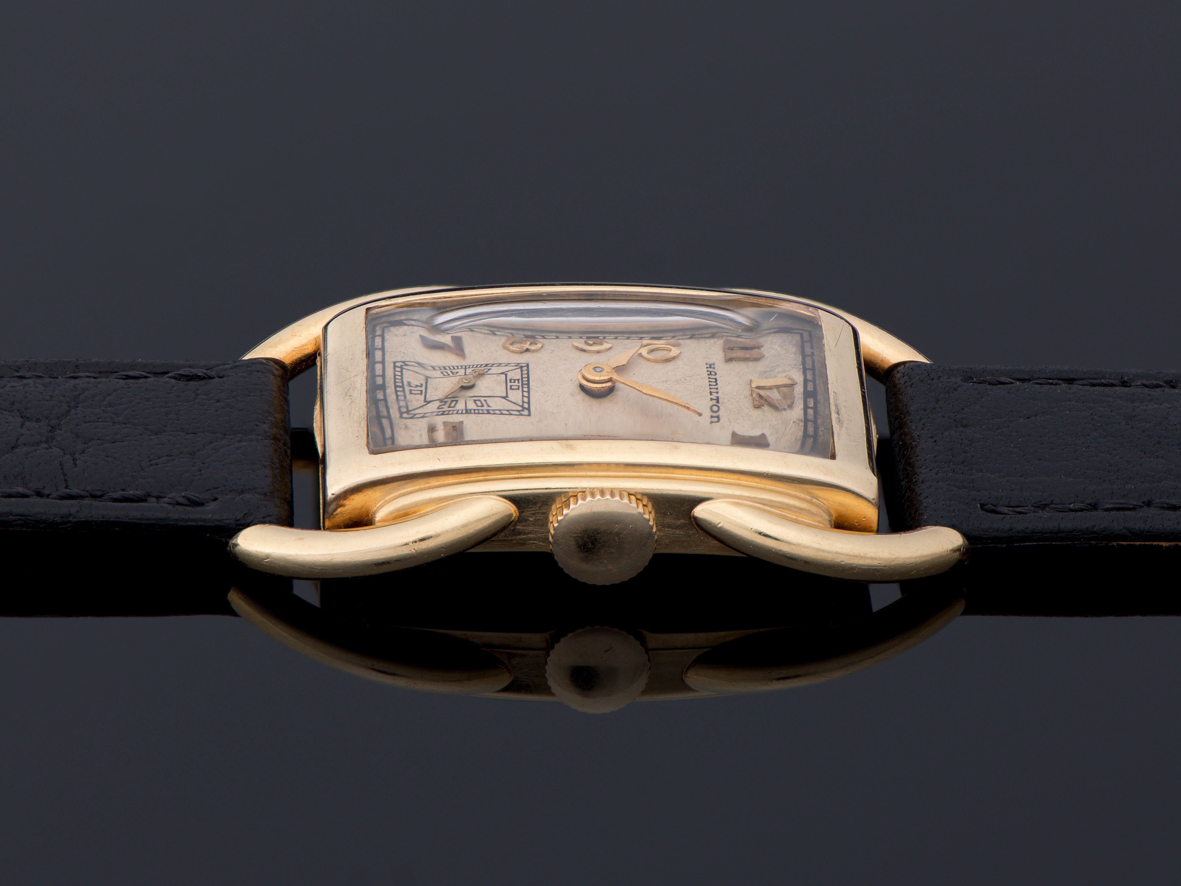 Hamilton Bentley 14K Yellow Gold Watch