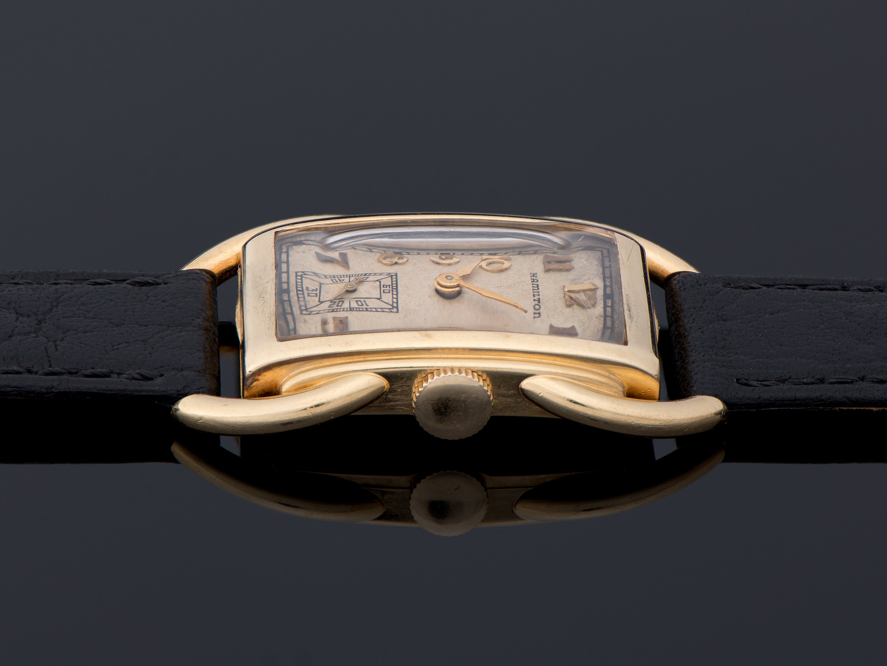 Hamilton Bentley 14K Yellow Gold Watch