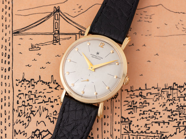 Hamilton Bradford 14K Yellow Gold Watch