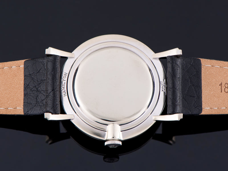 Hamilton Bradford "B" 14K White Gold Watch Case Back