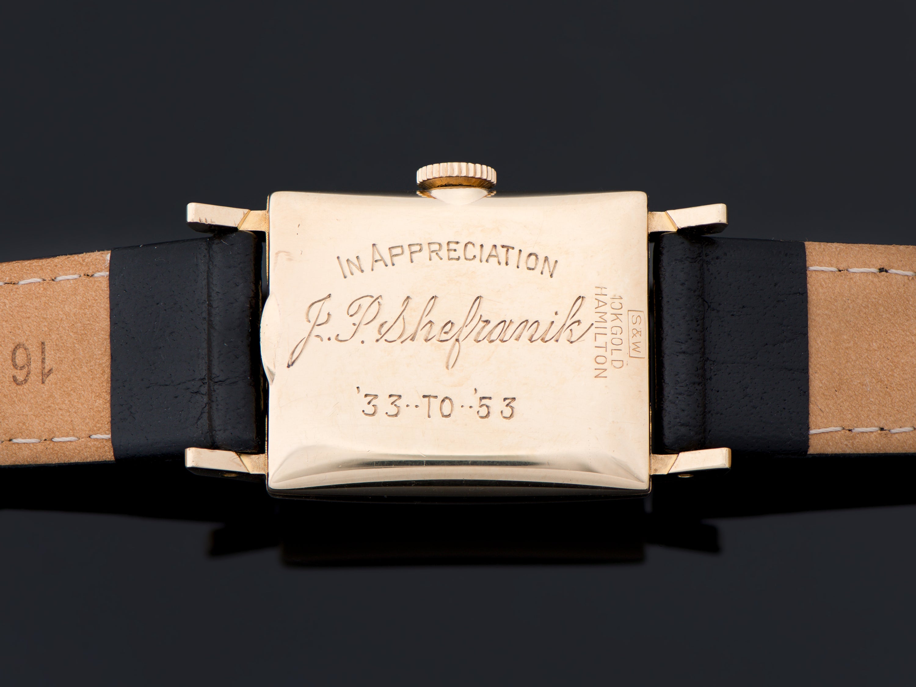 Hamilton Brockton 10K Solid Gold Watch