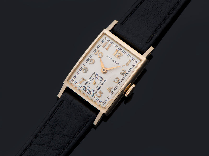 Hamilton Brockton 10K Solid Gold Watch