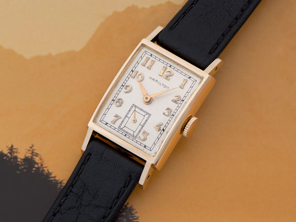 Hamilton Brockton 10K Solid Gold Watch