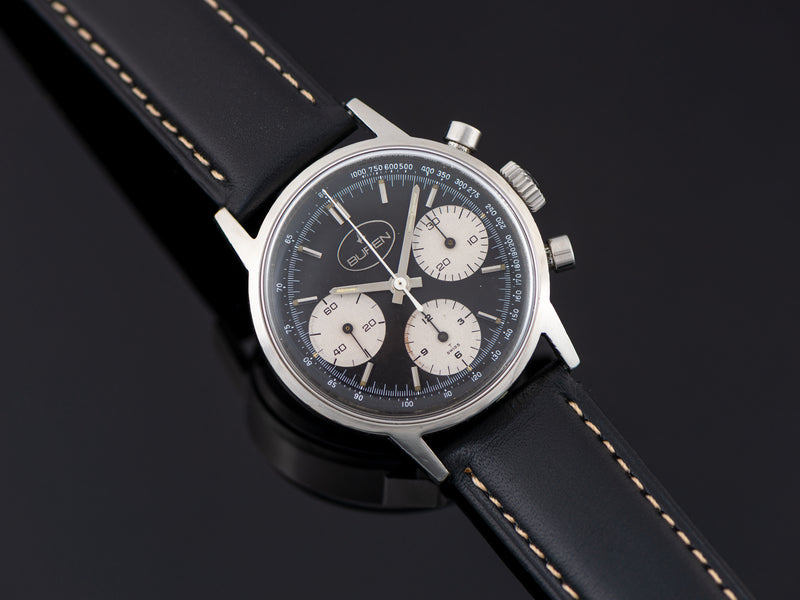 Hamilton Buren Chronograph Reverse Panda Valjoux 7736 Watch
