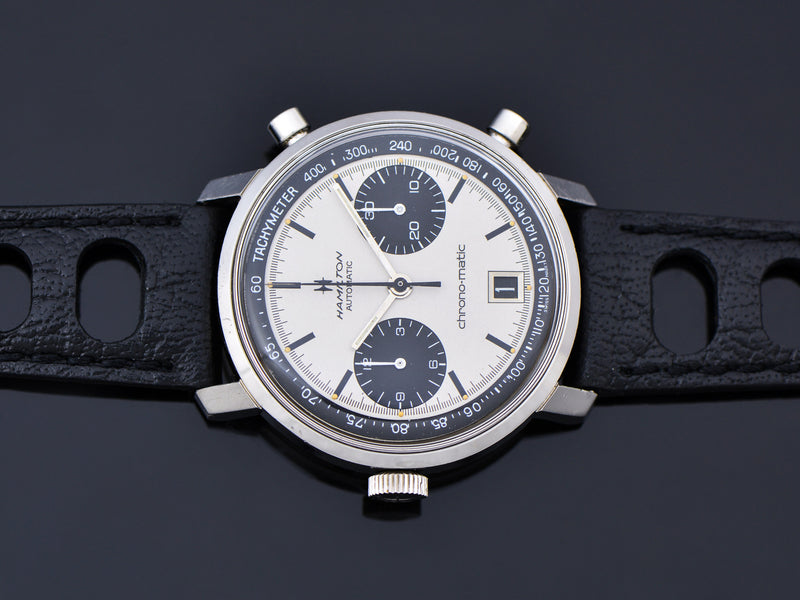 Hamilton Chrono-Matic "A" Caliber 11 Automatic Panda Watch
