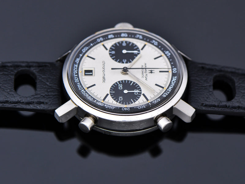 Hamilton Chrono-Matic "A" Caliber 11 Automatic Panda Watch