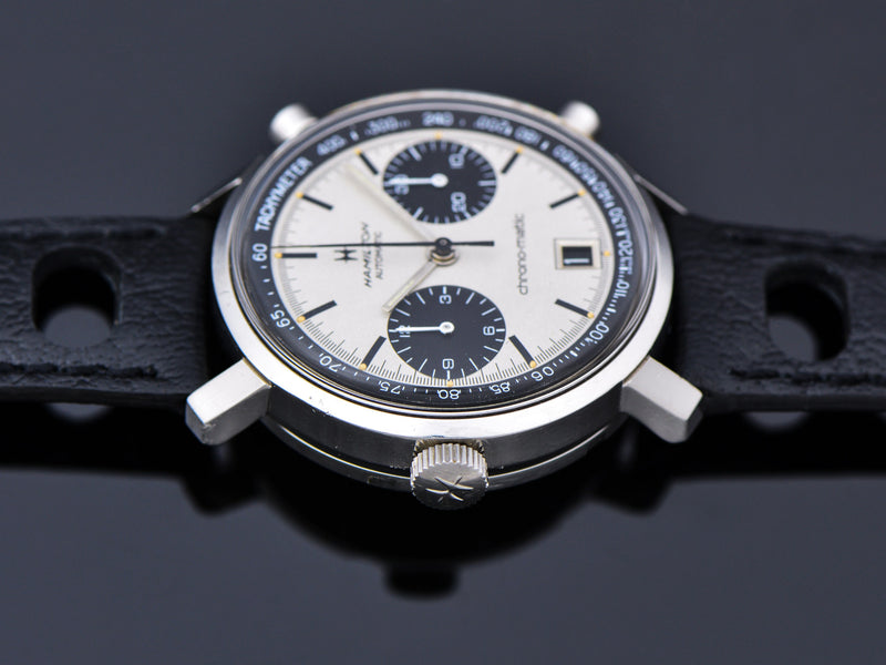 Hamilton Chrono-Matic "A" Caliber 11 Automatic Panda Watch